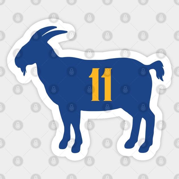 Klay Thompson Golden State Goat Qiangy Sticker by qiangdade